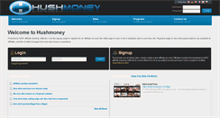 Desktop Screenshot of hushmoney.com